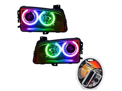 Oracle 08-10 Dodge Charger SMD HL HID - ColorSHIFT SEE - 8179-330