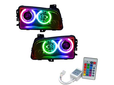 Oracle 08-10 Dodge Charger SMD HL HID - ColorSHIFT w/ - 8179-504