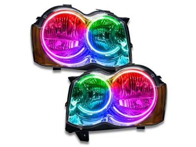 Oracle 08-10 Jeep Grand Cherokee SMD HL Non-HID - ColorSHIFT - 7068-334