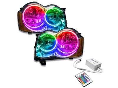 Oracle 08-10 Jeep Grand Cherokee SMD HL Non-HID - ColorSHIFT - 7068-504