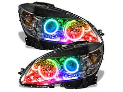 Oracle 08-11 Mercedes Benz C-Class Pre-Assembled Headlights Chrome Housing w/o - 7115-334