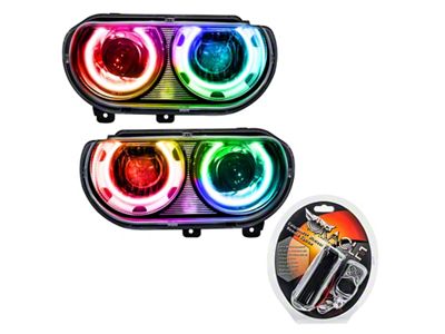 Oracle 08-14 Dodge Challenger SMD HL HID Style - ColorSHIFT - 7132-330