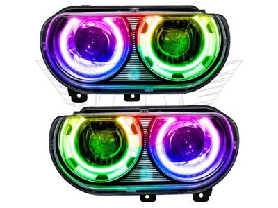 Oracle 08-14 Dodge Challenger SMD HL HID Style - ColorSHIFT - 7132-332