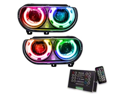 Oracle 08-14 Dodge Challenger SMD HL HID Style - ColorSHIFT - 7132-333