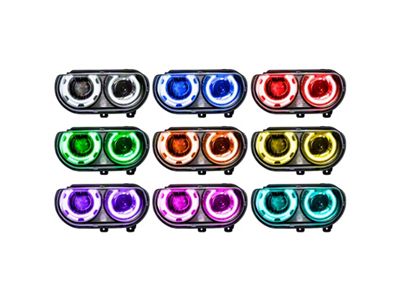 Oracle 08-14 Dodge Challenger SMD HL HID Style - ColorSHIFT - 7132-334