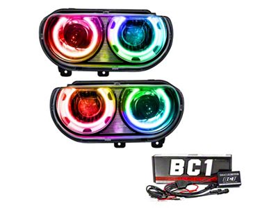 Oracle 08-14 Dodge Challenger SMD HL HID Style - ColorSHIFT - 7132-335