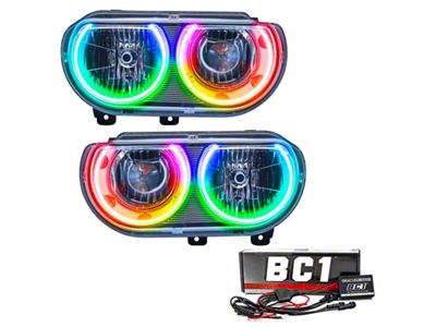 Oracle 08-14 Dodge Challenger SMD HL Non-HID - ColorSHIFT w/ - 7720-335