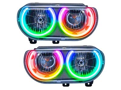 Oracle 08-14 Dodge Challenger SMD HL Non-HID - ColorSHIFT w/o - 7720-334
