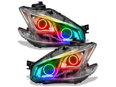 Oracle 09-13 Nissan Maxima SMD HL Non-HID -Chrome - ColorSHIFT w/o - 7177-334