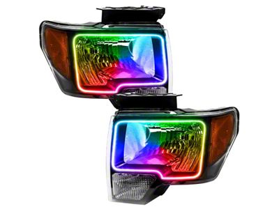 Oracle 09-14 Ford F-150 LED HL - Black - ColorSHIFT - 7188-334