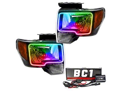 Oracle 09-14 Ford F-150 LED HL - Black - ColorSHIFT - 7188-335