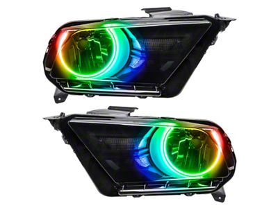 Oracle 10-14 Ford Mustang HL Non-HID - ColorSHIFT w/ Simple - 7050-504