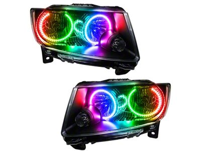 Oracle 11-13 Jeep Grand Cherokee SMD HL Non-HID - Chrome - 7070-334