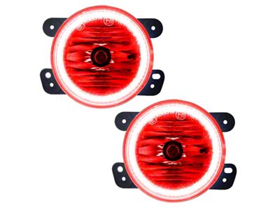 Oracle 11-14 Dodge Charger Pre-Assembled Fog Lights - Red SEE - 7026-003