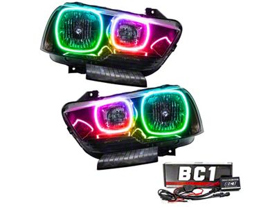 Oracle 11-14 Dodge Charger SMD HL Non-HID - ColorSHIFT w/ - 7123-335