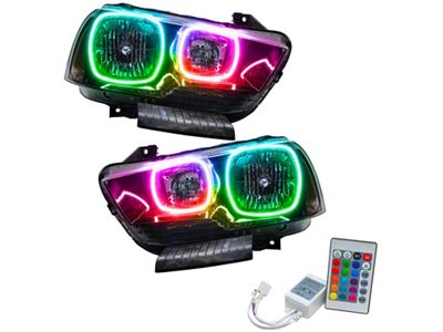 Oracle 11-14 Dodge Charger SMD HL Non-HID - ColorSHIFT w/ - 7123-504