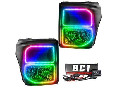 Oracle 11-16 Ford F250/350 LED HL - Black - ColorSHIFT - 8159-335