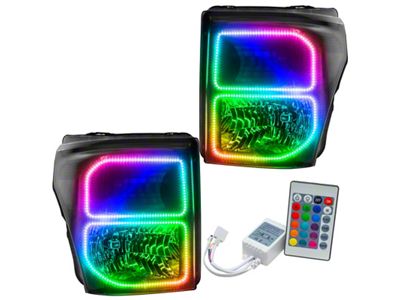 Oracle 11-16 Ford F250/350 LED HL - Black - ColorSHIFT - 8159-504