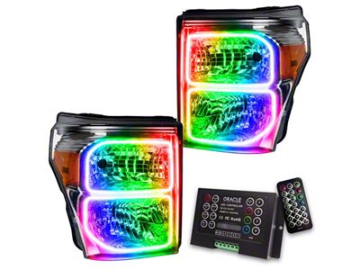 Oracle 11-16 Ford F250/350 LED HL - ColorSHIFT w/ 2.0 - 8158-333