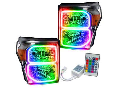 Oracle 11-16 Ford F250/350 LED HL - ColorSHIFT w/ Simple - 8158-504