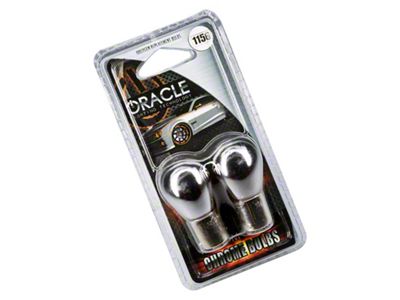 Oracle 1156 Chrome Bulbs Pair - Amber SEE WARRANTY - 5506-005