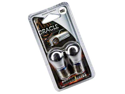 Oracle 1157 Chrome Bulbs Pair - White SEE WARRANTY - 5507-001