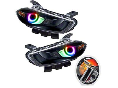 Oracle 13-16 Dodge Dart SMD HL - Black - Halogen - 7169-330