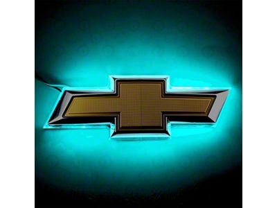 Oracle 14-15 Chevrolet Camaro Illuminated Bowtie - Aqua SEE WARRANTY - 3057-010
