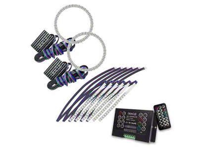 Oracle 15-17 Ford Mustang V6/GT/Shelby DRL w/ Halo Kit - 2267-333