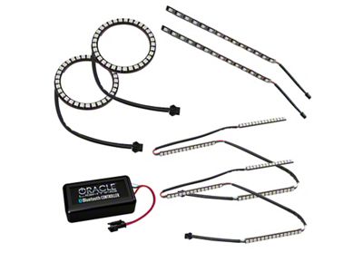 Oracle 15-17 Ford Mustang V6/GT/Shelby Dynamic DRL w/ Halo Kit - 1335-332