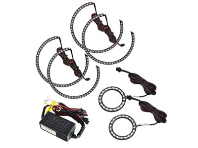 Oracle 15-23 Dodge Challenger Dynamic Surface Mount Headlight Halo Kit - 3989-332
