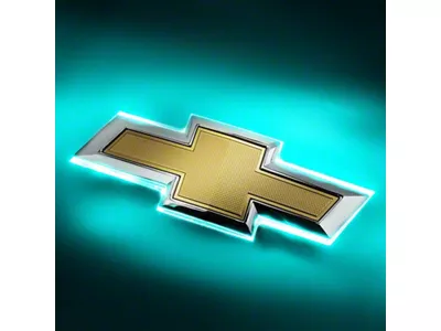 Oracle 16-19 Chevrolet Camaro Illuminated Bowtie - Aqua SEE WARRANTY - 3460-010