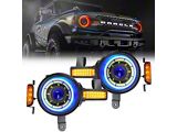 Oracle 2021+ Ford Bronco Oculus Bi-LED Projector Headlights - ColorSHIFT - 5886-BC2