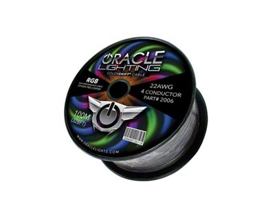 Oracle 22AWG 4 Conductor RGB Installation Wire 100M 328ft Spool - 2006-504