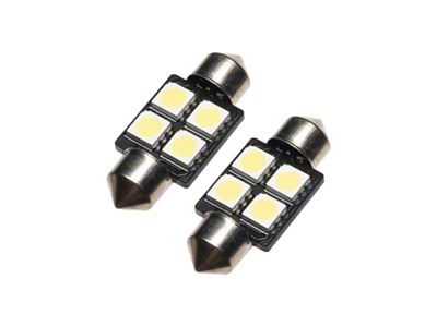 Oracle 33MM 4 LED 3-Chip Festoon Bulbs Pair - Cool - 5203-001