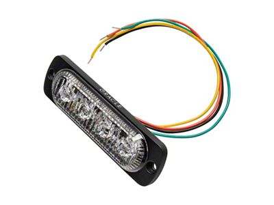 Oracle 4 LED Dual Color Slim Strobe - Amber/White SEE - 3512-023