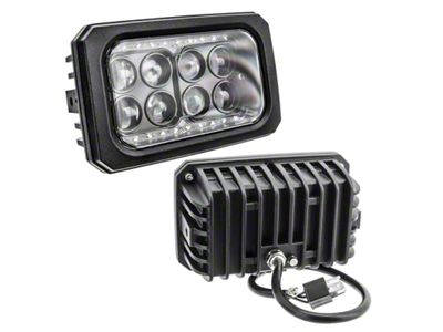 Oracle 4x6 40W Replacement LED Headlight - Black SEE WARRANTY - 6912-001