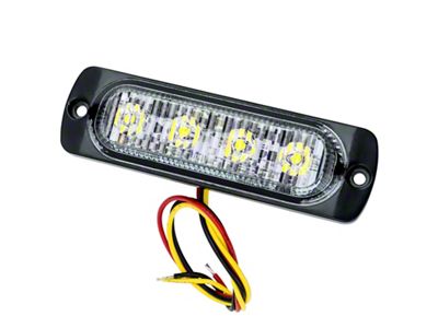 Oracle 6 LED Dual Color Slim Strobe - Amber/White SEE - 3513-023