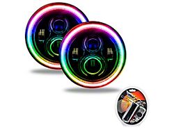 Oracle 7in High Powered LED Headlights - Black Bezel - 5769-330