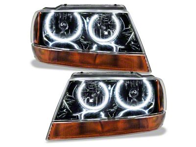 Oracle 99-04 Jeep Grand Cherokee SMD HL - Black - 7167-001