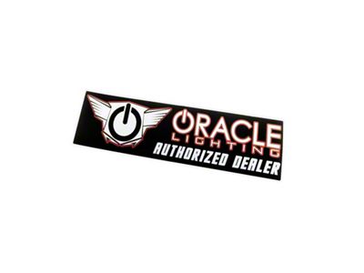 Oracle Authorized Dealer Bumper Sticker - Black/Orange SEE WARRANTY - 8034-504
