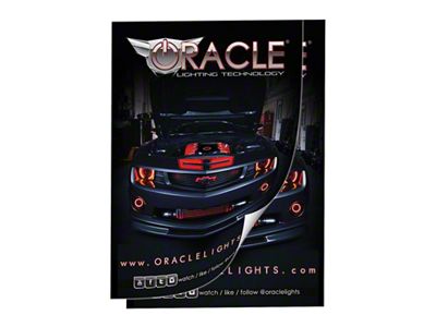 Oracle Camaro Poster in x 27in SEE WARRANTY - 8053-504