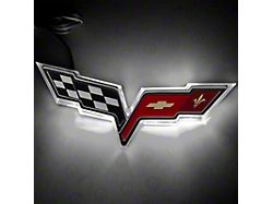 Oracle Chevrolet Corvette C6 Illuminated Emblem - White SEE WARRANTY - 3099-001