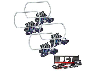 Oracle Chevy Silverado 07-13 Halo Kit Square Style - ColorSHIFT - 2358-335