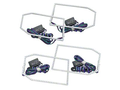 Oracle Chevy Silverado 14-15 Halo Kit Non-Projector Style - ColorSHIFT - 2271-334