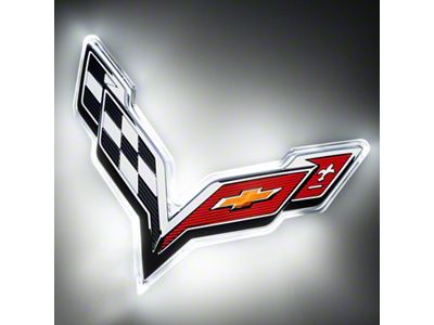 Oracle Corvette C7 Rear Illuminated Emblem - Dual Intensity - 3655-001