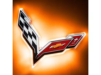 Oracle Corvette C7 Rear Illuminated Emblem - Dual Intensity - 3655-005