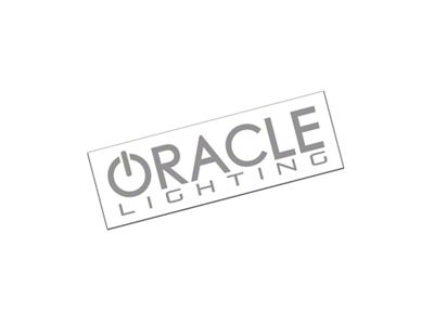 Oracle Decal 12in - Reflected Silver SEE WARRANTY - 8069-504