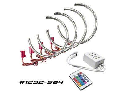 Oracle Dodge Challenger 08-14 LED Waterproof Halo Kit - ColorSHIFT - 1292-504