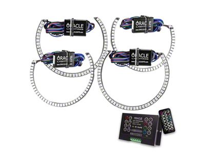 Oracle Dodge Challenger 15-21 LED Waterproof Halo Kit - ColorSHIFT - 3990-333